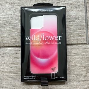 Pink Aura Wildflower iPhone 12/Pro case 💗💗